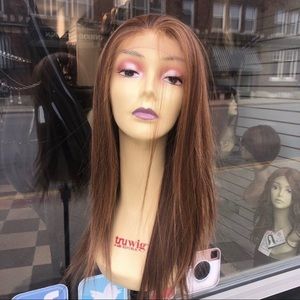 Copper brown Swisslace Lacefront wig